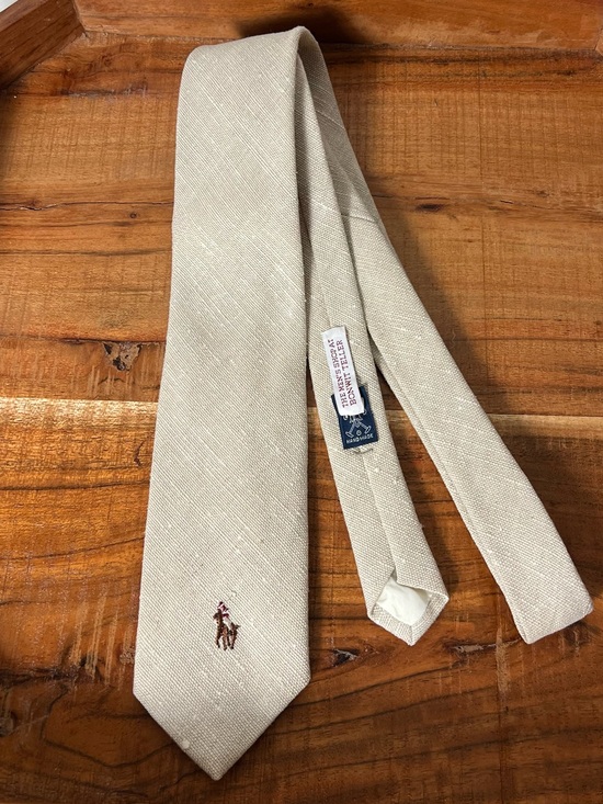 Polo Ralph Lauren Other - Polo Ralph Lauren Natural Linen Tie